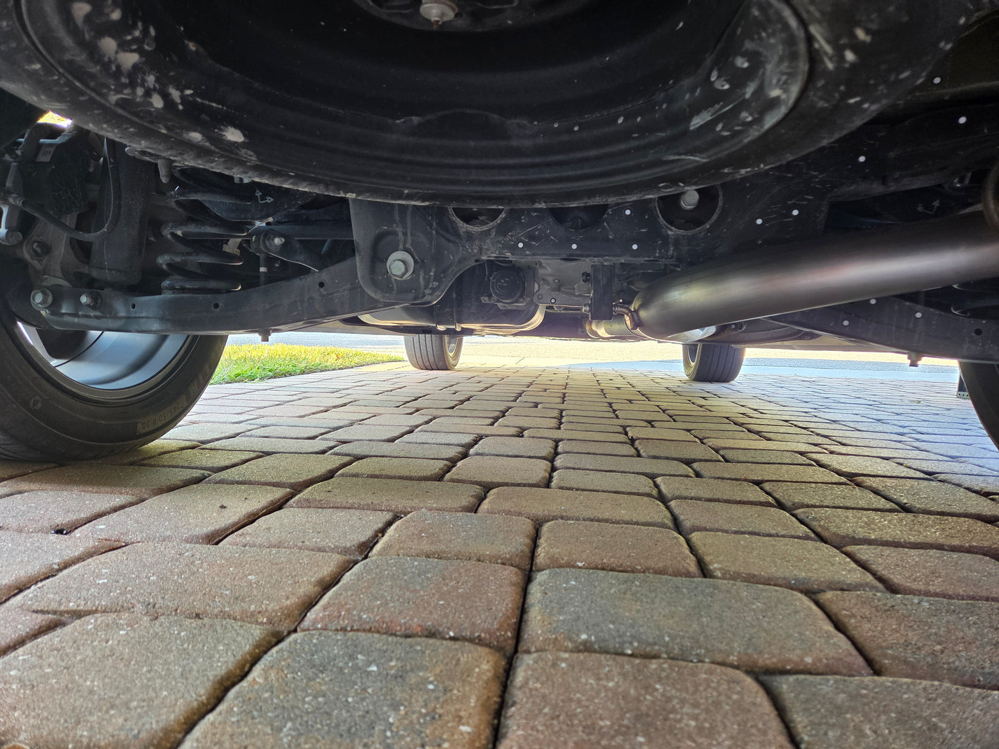 3" SS Hyundai Santa Cruz Axle back exhaust